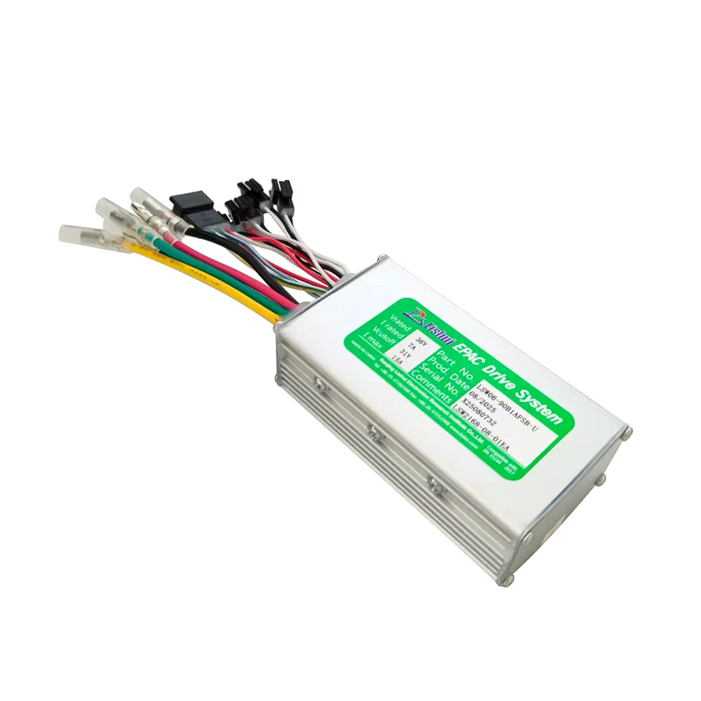 Nulkomma Electric Bicycle Brushless Motor Controller LSW06-90B1AFSB-U 36V 15A for Electric Scooters Fat Bike MTB Ebike Speed Controller