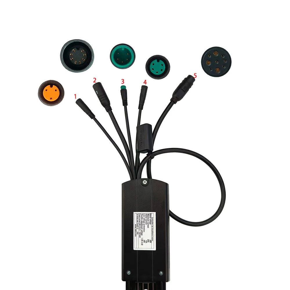 Nulkomma E-Bike Brushless Motor Controller LSW1729-21E 48V 10A for Electric Scooters MTB Fat Bike Accessories Speed Controller