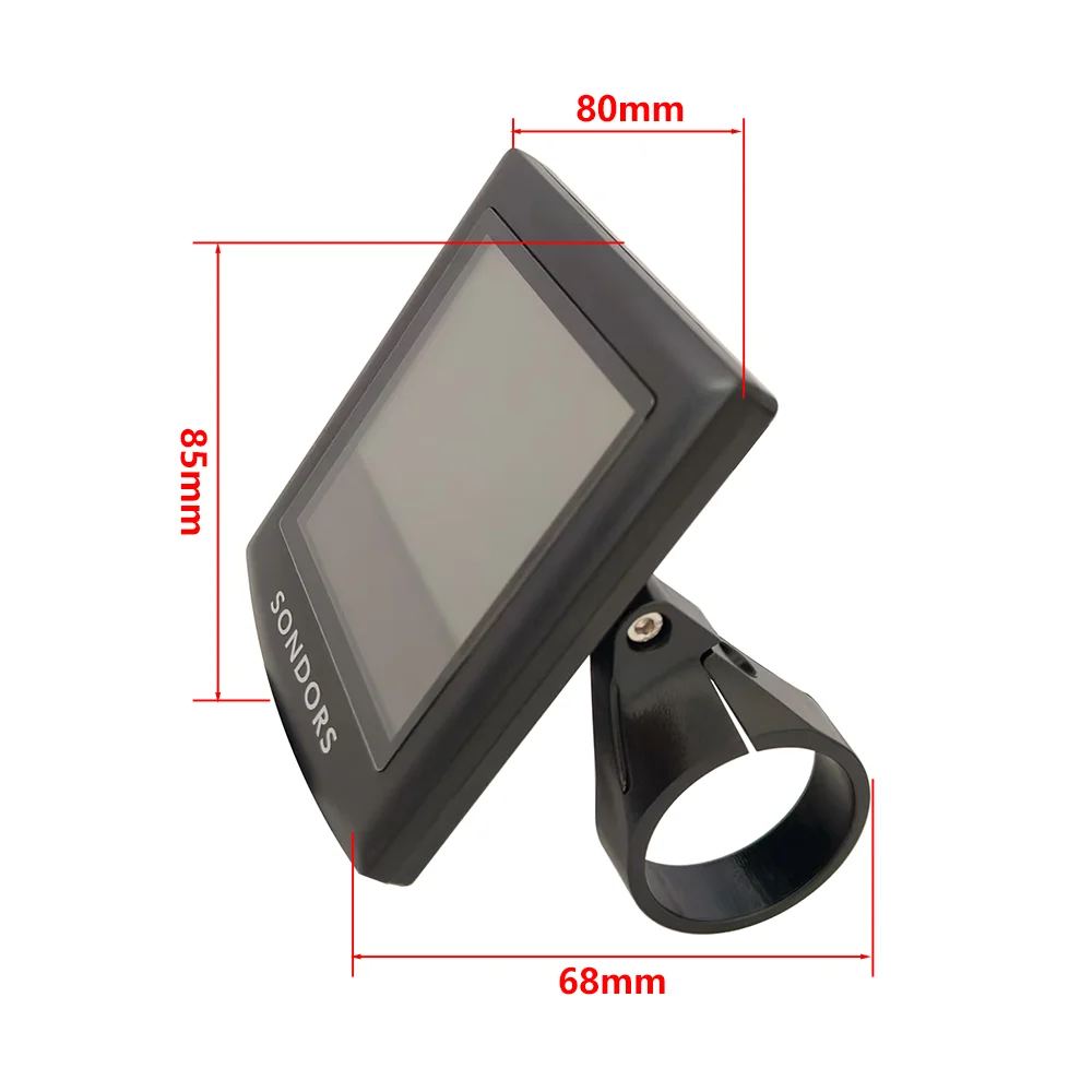 Nulkomma Ebike LCD Display Screen Meter SONDORS KD51C 36V 48V 5pin Speed Controller Panel For Electric Bicycle MTB Fat Bike Accessories