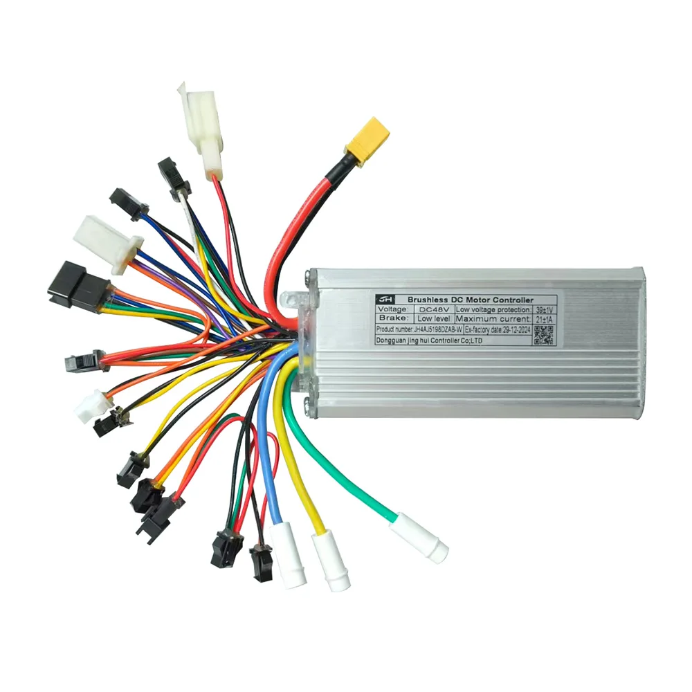 Nulkomma  JH Brushless Motor Controller 48V Li-ion Sine Wave Electric Bicycle Speed Controller Bicycle Tuning Accessories For display 2HAO
