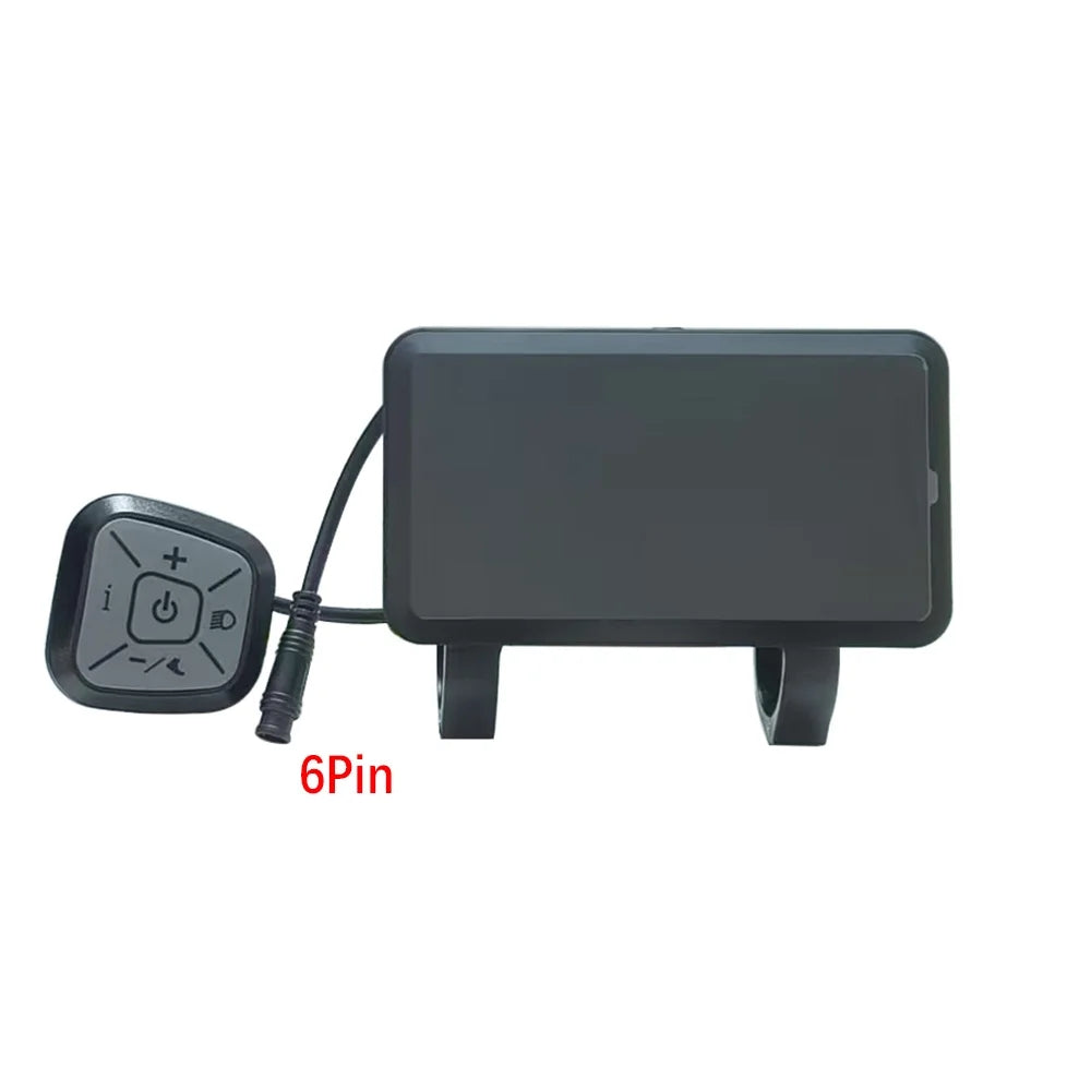 Nulkomma Electric Bicycle LCD Display Screen Meter Protocol 2 Controller Speed Control Panel YL91F 36V 48V for MTB E-Bike Accessories