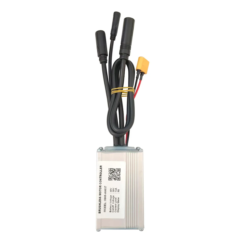 Nulkomma  E-bike Brushless Motor Controller X869-AA037 48V 13A for 5S Protocol Display Electric Scooters MTB Fat Bikes Accessories