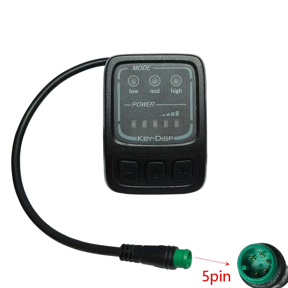 Nulkomma KD26E Ebike LED Display Screen Meter 24V 36V 48V 5pin Waterproof Connector For MTB Fat Tire Bike Accessories