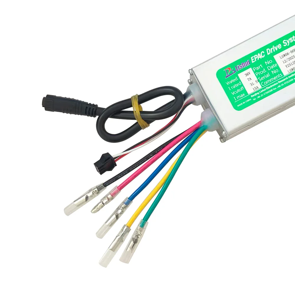 Nulkomma LSW06-90B1AFSB-U 36V 15A Brushless Motor Controller Speed Parts for Electric Scooters MTB Ebike Accessories Speed Controller