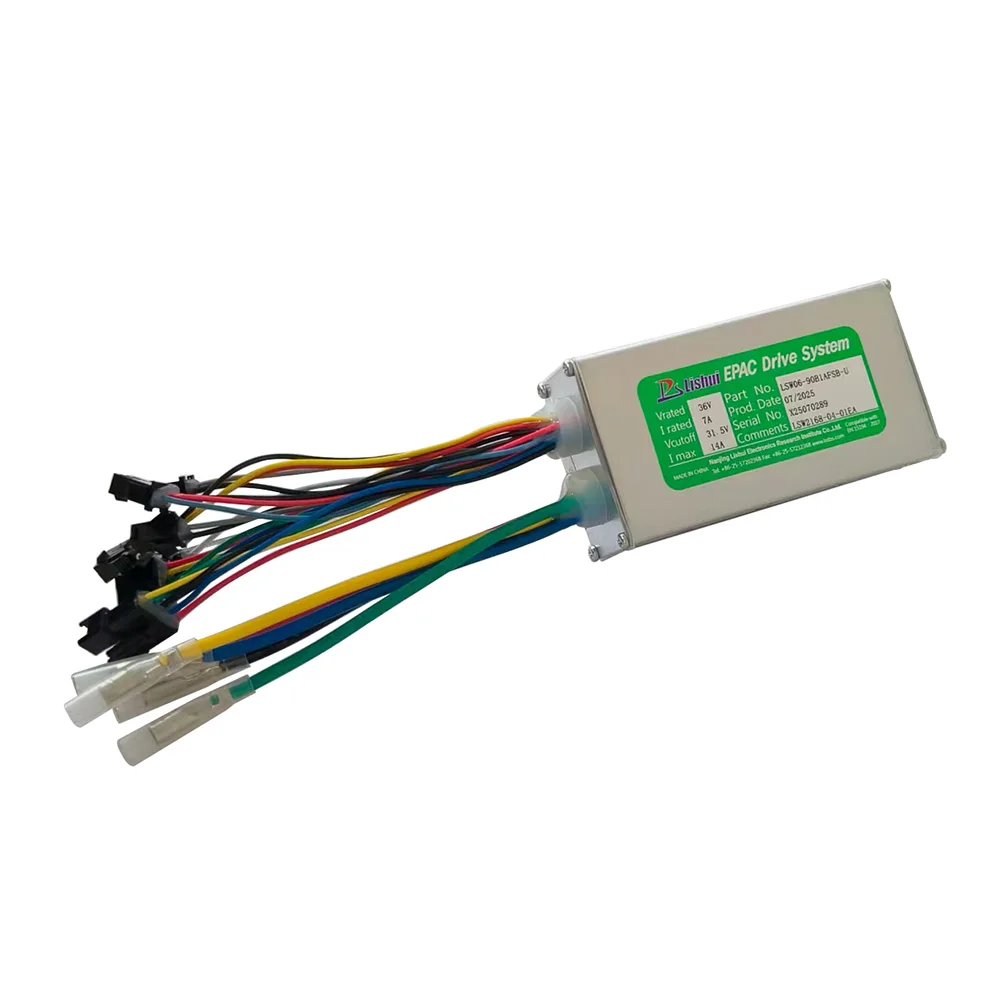 Nulkomma Electric Bike Brushless Motor Controller LSW06-90B1AFSB-U 36V 14A for Electric Scooters Fat Bike MTB Ebike Speed Controller