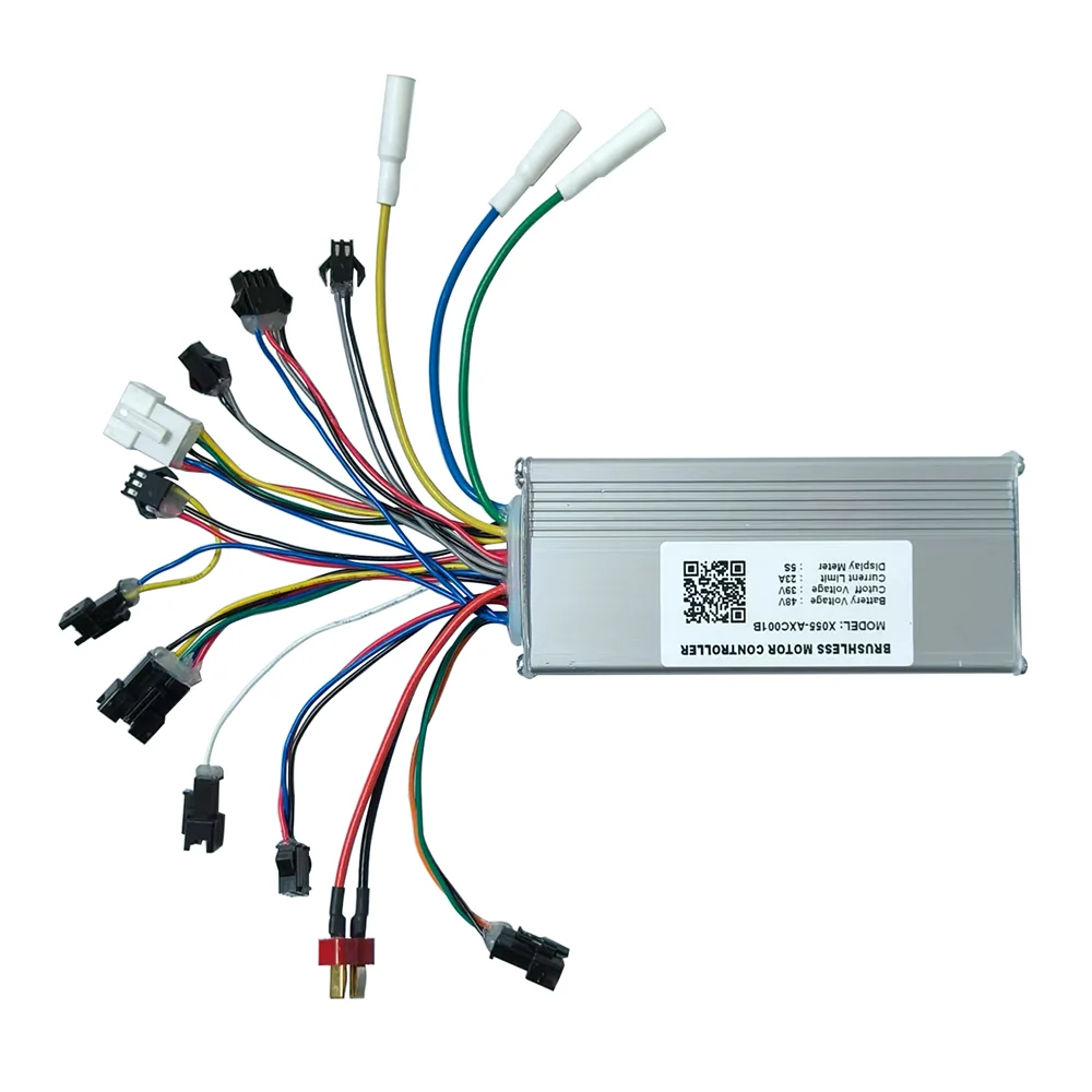 Nulkomma Ebike Brushless Motor Controller X055-AXC001B 48V 23A 5S Display Meter for Ebike MTB Accessories Mid-drive Motor