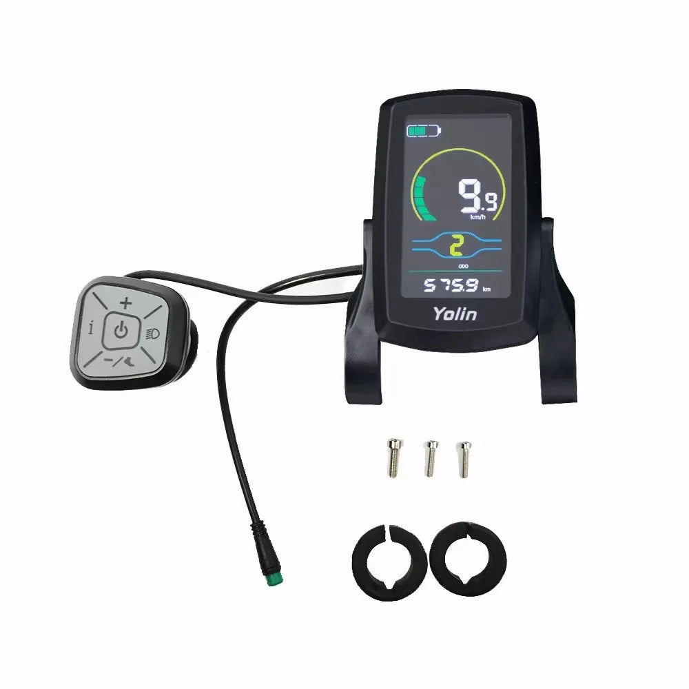 Nulkomma YL80C LCD Display Yolin Bike Accessories Speed Control Panel 36V 48V E-bike Instrument Electric Bike Controller for MTB
