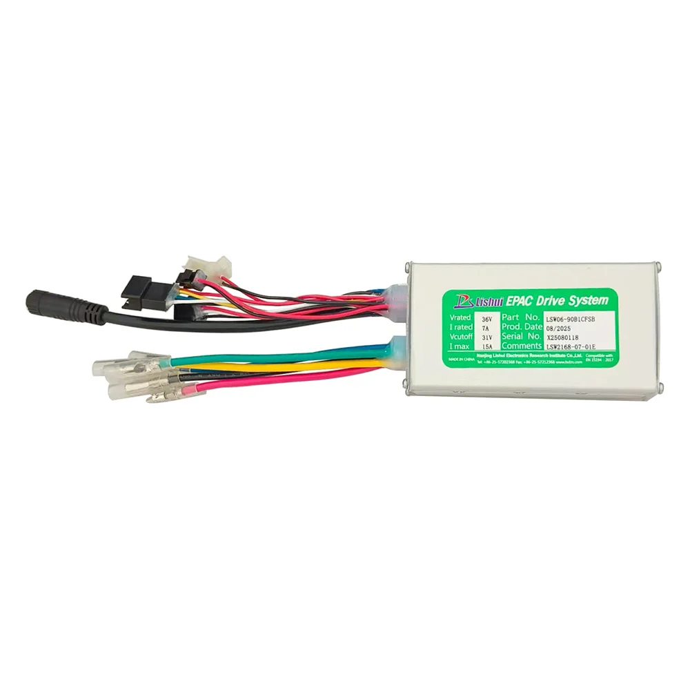 Nulkomma  Ebike Brushless Motor Controller LSW06-90B1CFSB 36V 15A for Electric Scooters Fat Bike MTB Ebike Speed Controller