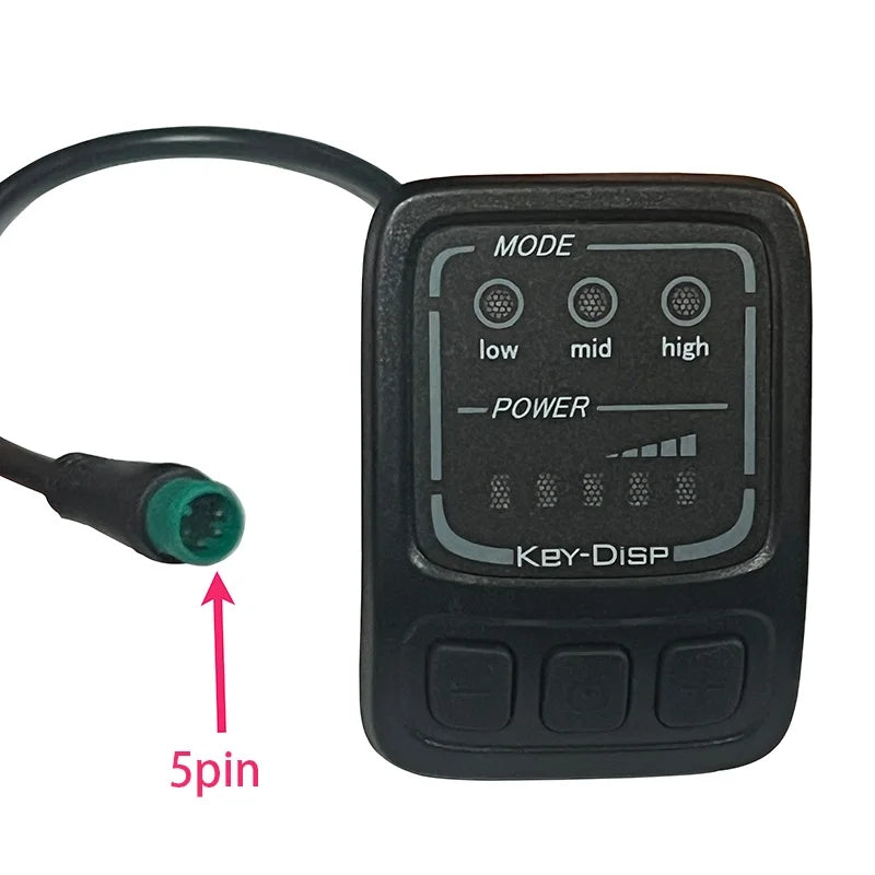 Nulkomma EBike LED Display Screen Monitor Speed Controller Meter KEY DISP KD26E 36V 48V UART CAN for Electric Bike Accessories Bicycle