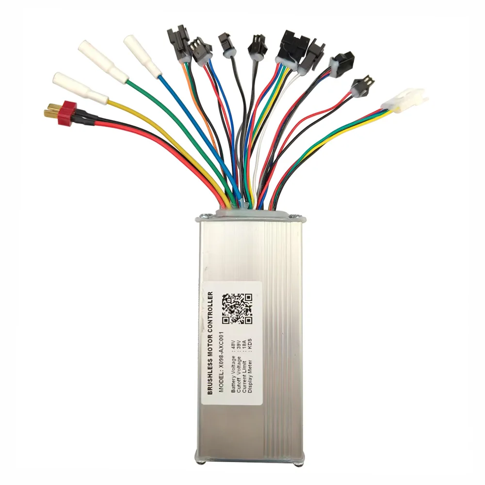 Nulkomma Ebike Brushless Motor Controller X098-AXC001 48V 18A for KDS Protocol Display for Electric Scooters MTB Fat Bikes Accessories