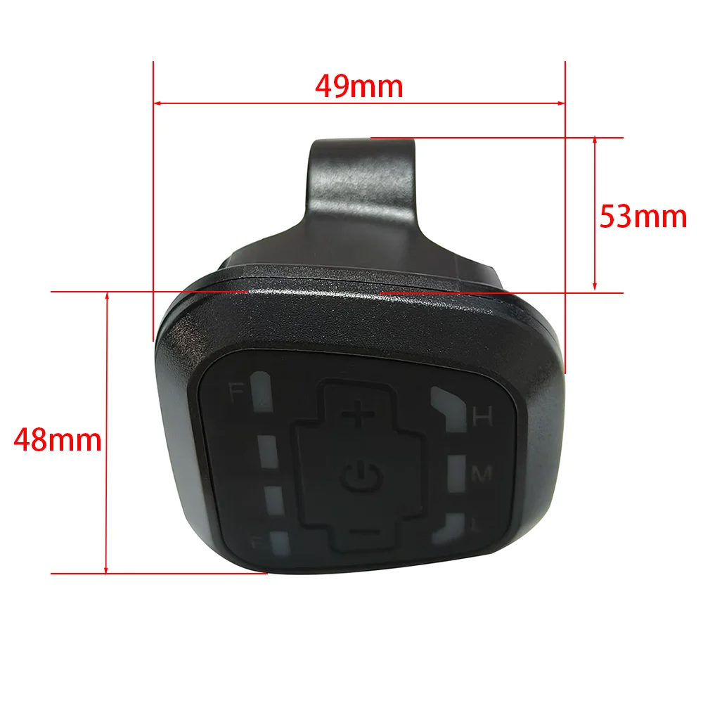 Nulkomma E-Bike Display YL75E Screen Meter Speedometer for MTB Speed Control Panel Electric Scooter Accessories