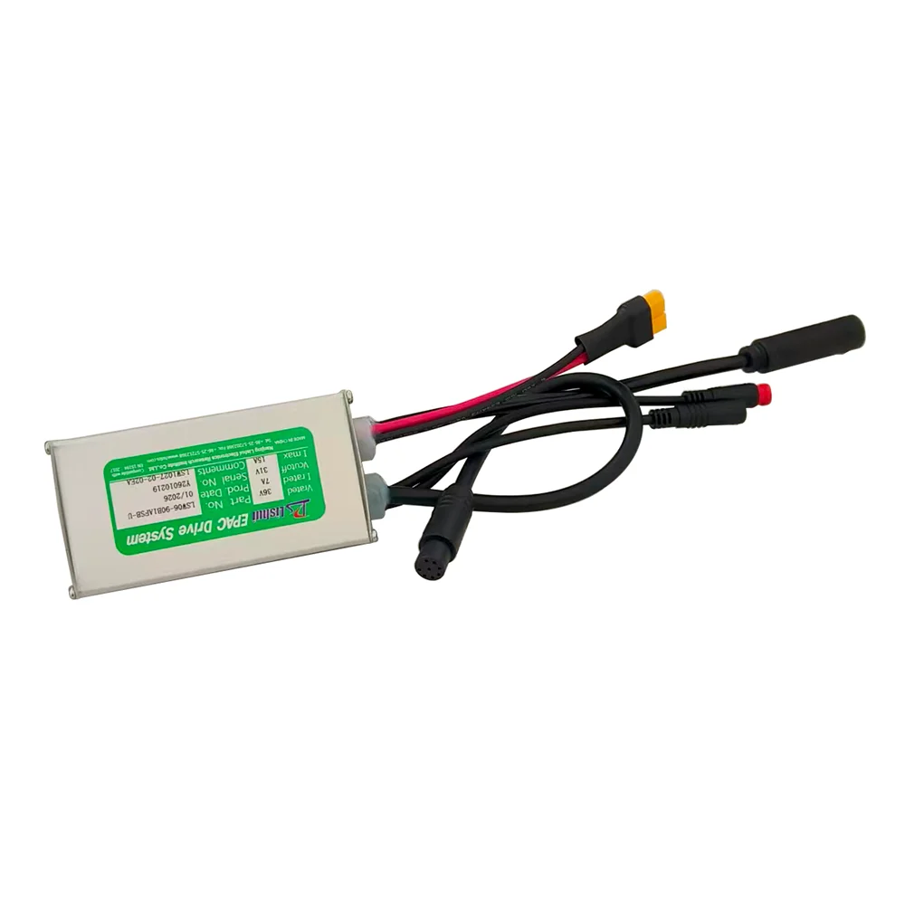 Nulkomma E-Bike Brushless Motor Controller LSW06-90B1AFSB-U 36V 15A for Electric Scooters Fat Bike MTB Accessories Speed Controller
