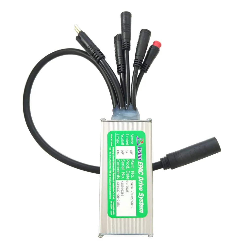 Nulkomma  Electric Bike Brushless Motor Controller LSW1037-06-01EA 48V 13A Electric Scooter Accessories Bike for 5S Meter