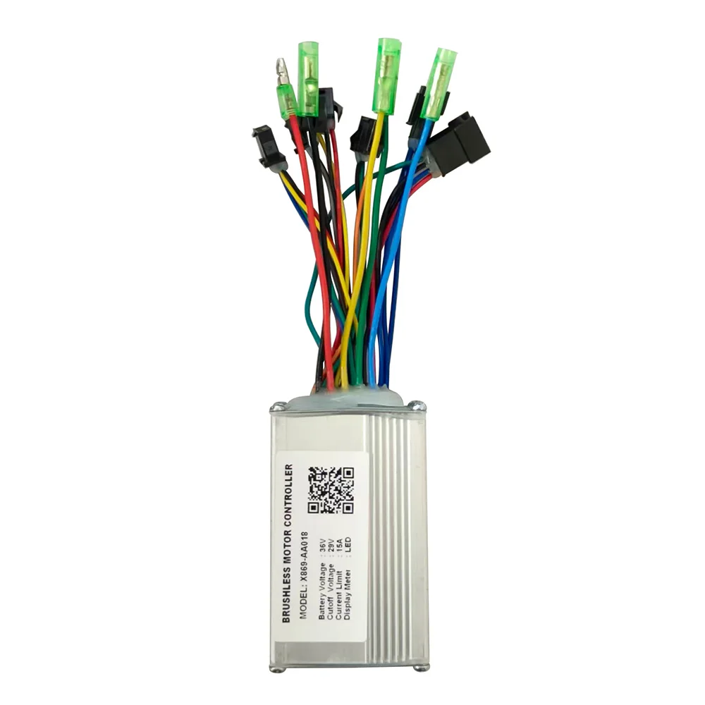 Nulkomma Ebike Brushless Motor Controller X869-AA018 36V 15A for LED Display Electric Scooters MTB Accessories Speed Controller