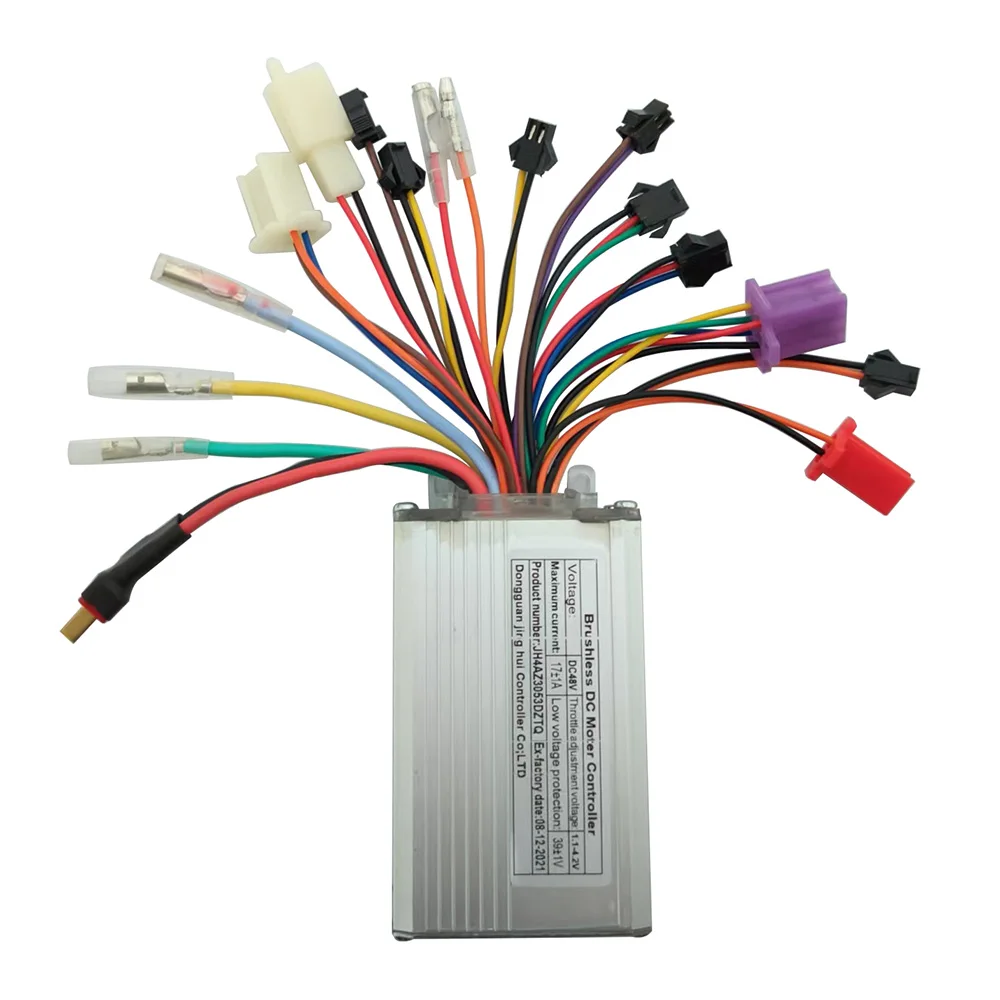 Nulkomma Brushless Motor Controller JH4AZ3053DZTQ 48V 17A E-Bike Scooter Universal E-Bike Conversion Kit Bicycle Speed Controller
