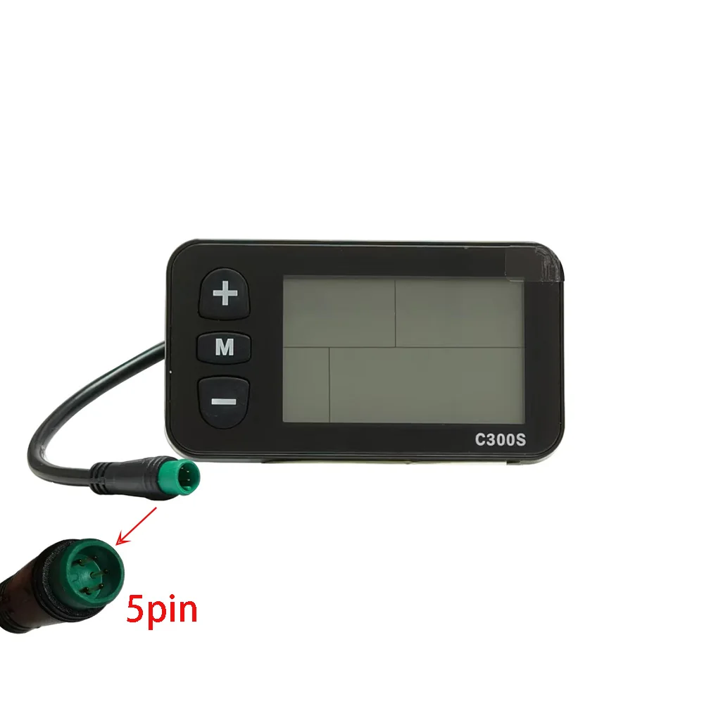 Nulkomma Electric Bicycle LCD Display C300S 5pin 36V 48V Speed Controller For MTB Electric Scooter Ebike Accessories Speed Control Panel