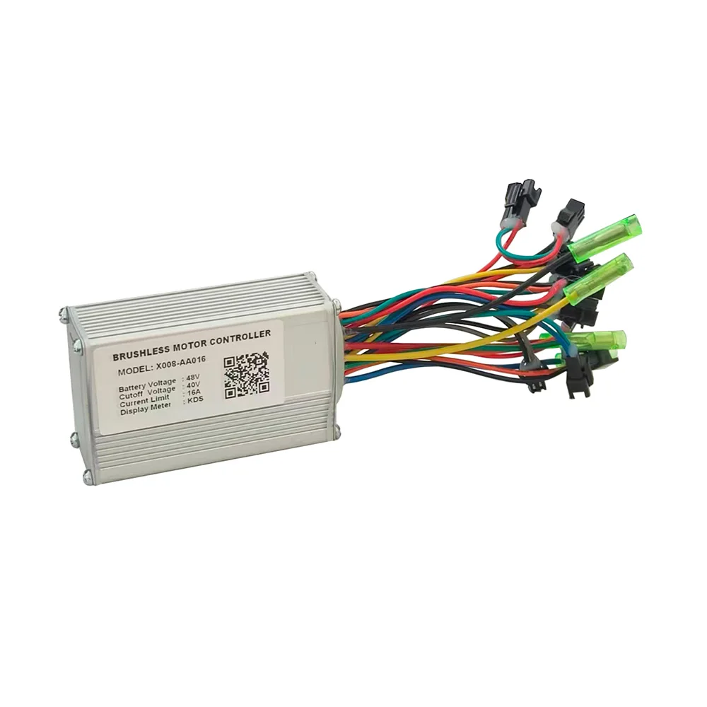 Nulkomma X008-AA016 48V E-bike Brushless Motor Controller 16A for KDS Protocol Display Electric Scooters MTB Fat Bikes Accessories