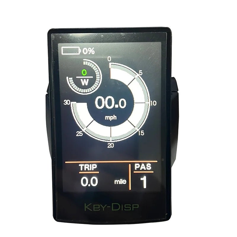 Nulkomma  KD718 EBike LCD Display Electric Bike Conversion Kit 36V 48V Bicycle Accessories 5-Hole Female Connector Meter MTB Control Panel