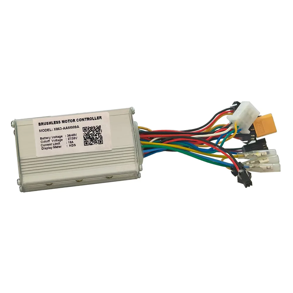 Nulkomma  Ebike Brushless Motor Controller X863-AAM009A 36/48V 18A for KDS Protocol Display Electric Scooters MTB Fat Bikes Accessories