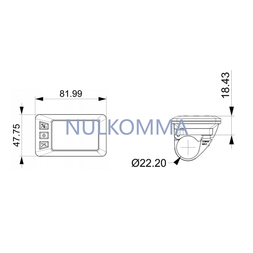 Electric Bike Display Screen Meter KD286 5pin Male Connector USB Port 24V 36V 48V Speed Controller Panel For Ebike MTB