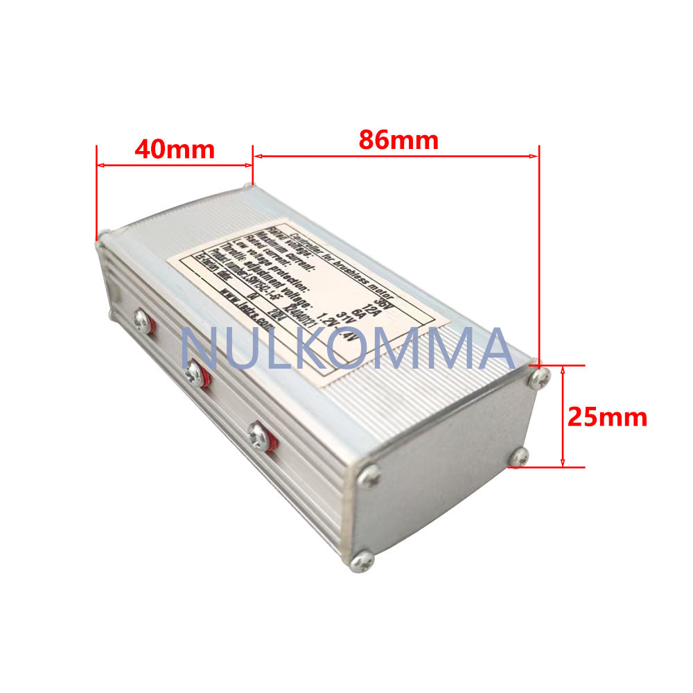 NULKOMMA Brushless Motor Controller LSW1542-1-6F 36V 12A E-Bike Scooter Universal E-Bike Conversion Kit Bicycle Speed Controller