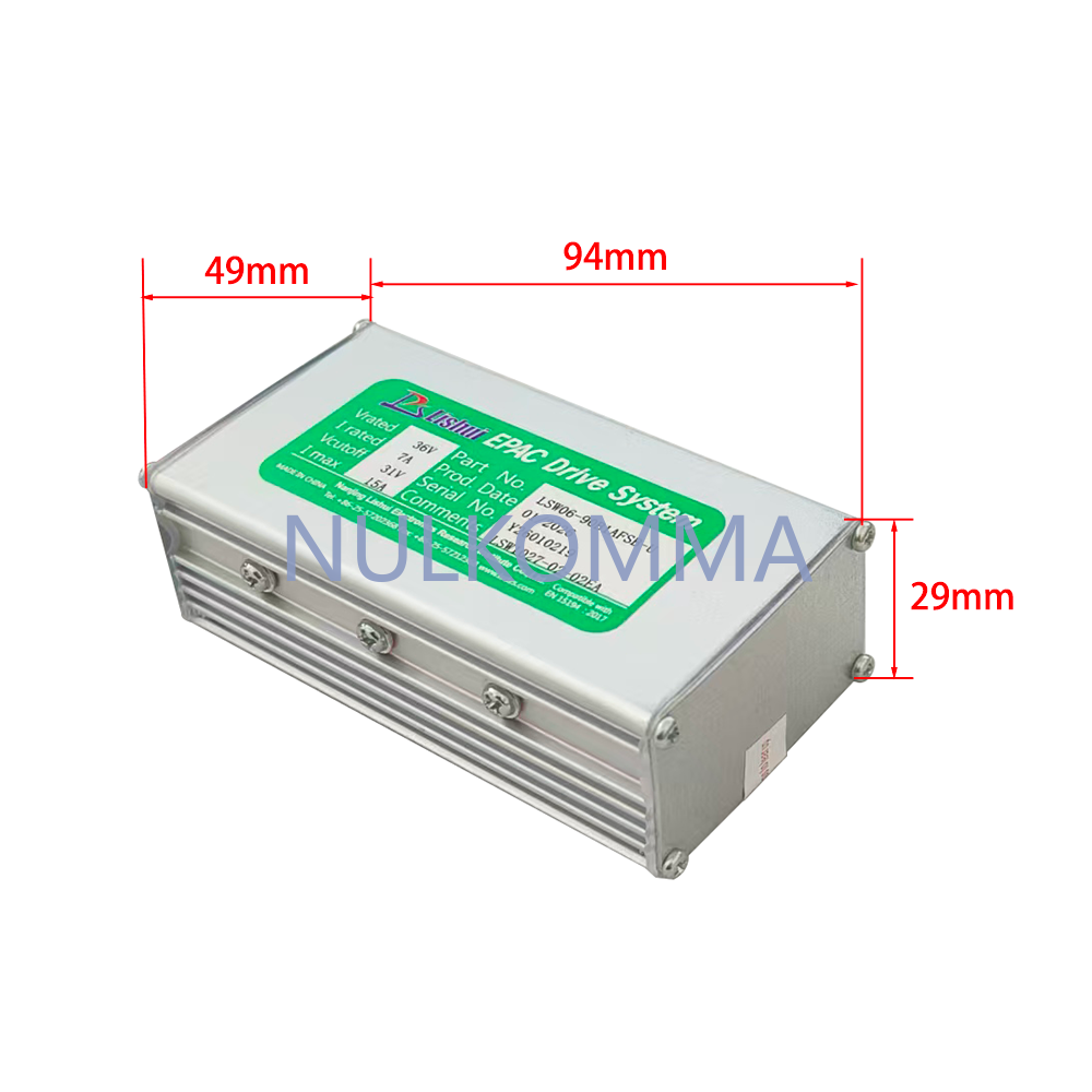 NULKOMMA Brushless Motor Controller LSW1027-02-02EA 36V 15A E-Bike Scooter Universal E-Bike Conversion Kit Bicycle Speed Controller