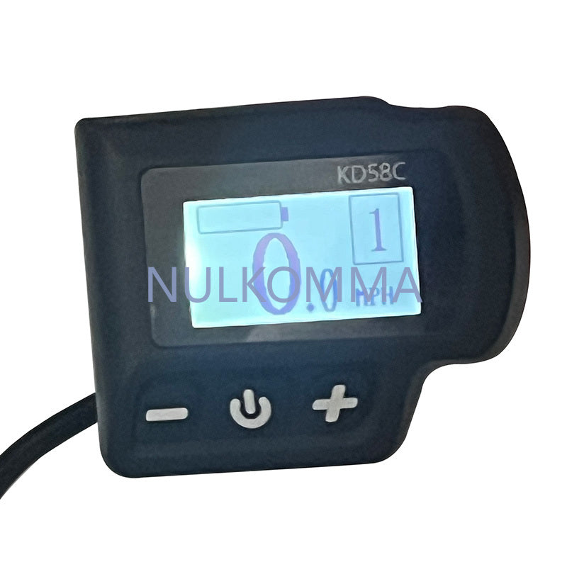 Ebike Display Screen 36V 48V Bike Speed Controller Panel Meter KEY DISP KD58C 5pin UART CAN for Electric Bicycle Accessories