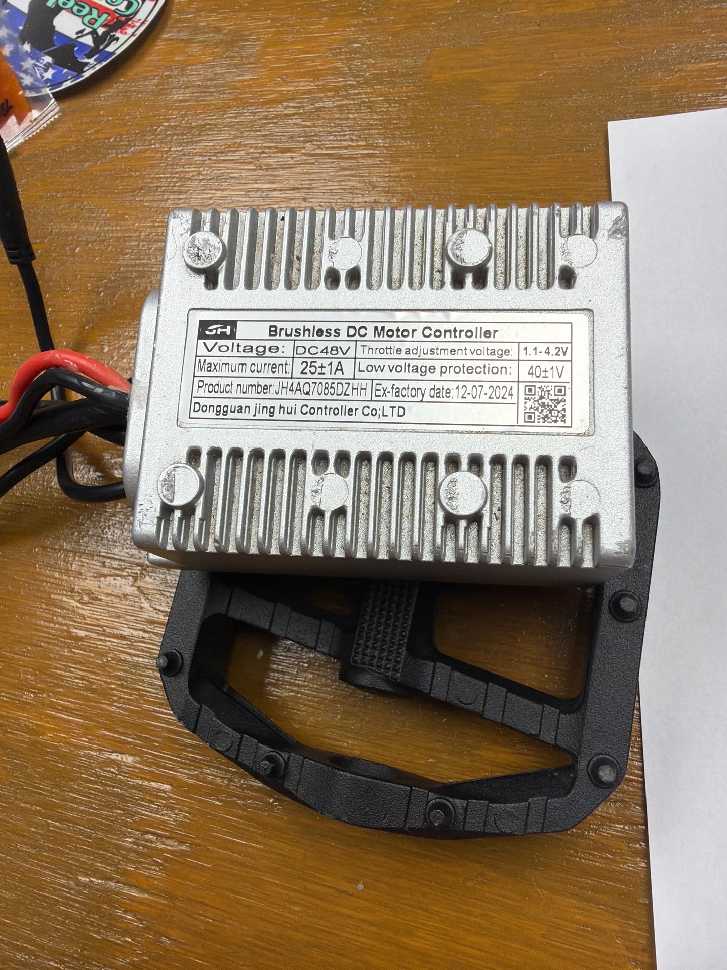 Nulkomma JH4AQ7085DZHH Replacement Motor Controller High Current 25A Brushless Controller for Ebike/MTB