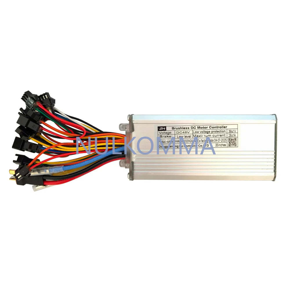 Brushless Motor Controller JH4AJ3012DZXQS-W 48V 28A E-Bike Scooter Universal E-Bike Conversion Kit Bicycle Speed Controller