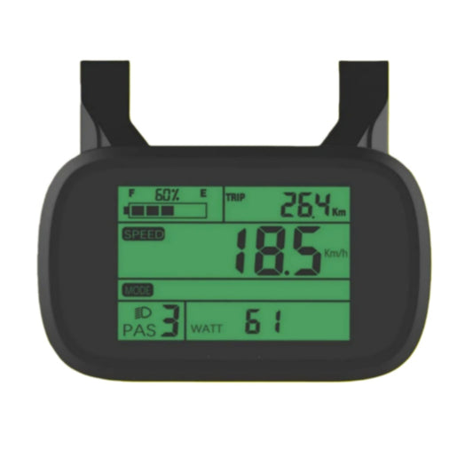 Nulkomma King-Meter E5227 Ebike LCD Display Meter 36V Ebike Conversion Kit