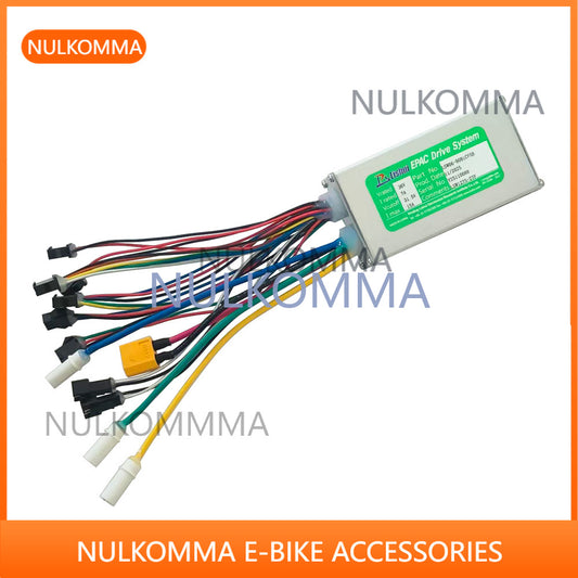 NULKOMMA Ebike Brushless Motor Controller LSW1257-27F 36V 15A Suitable for Electric Bicycles Scooters Fat-Tire Bikes Speed Controller