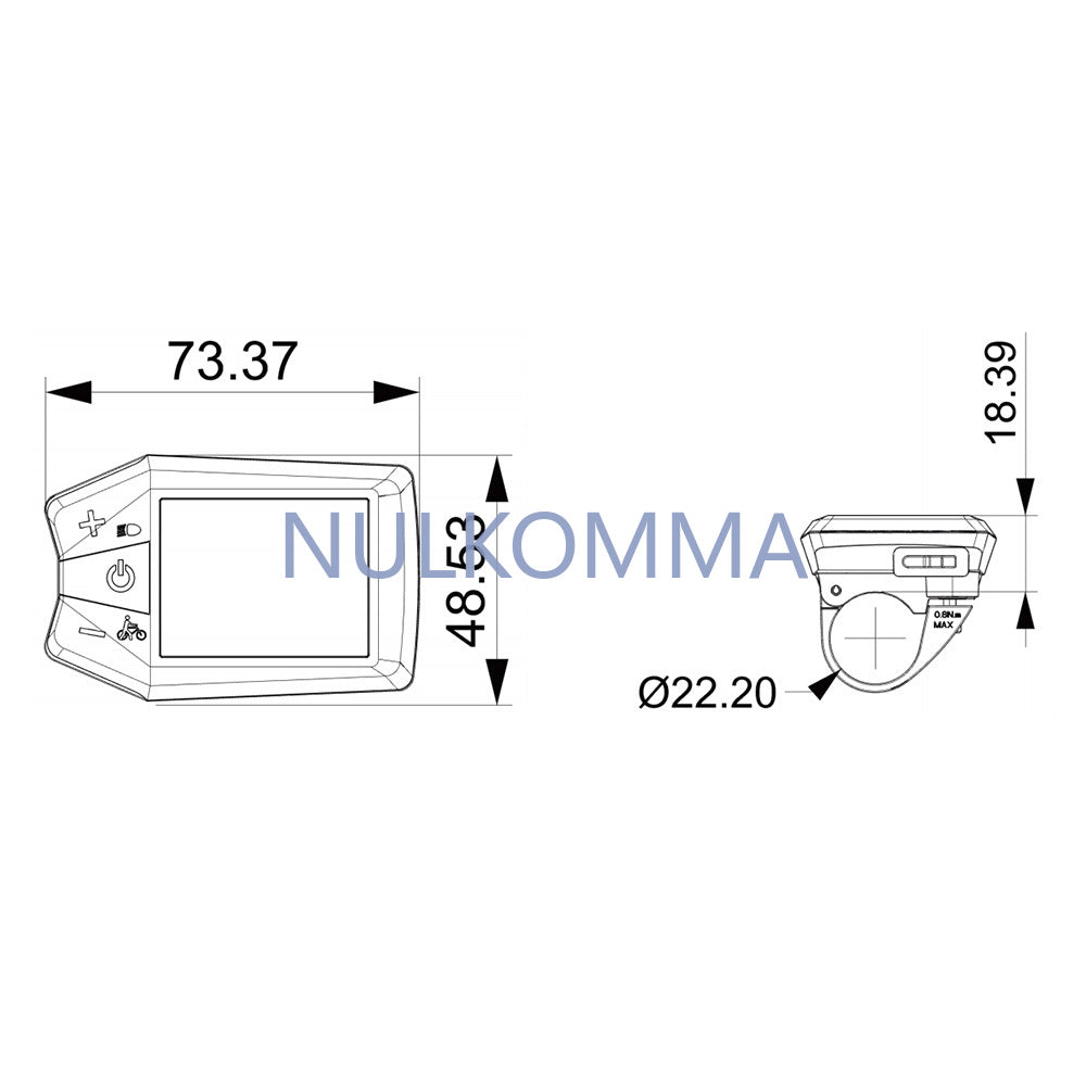 E-bike Display KD717 5-pin Speedometer 24V 36V 48V 52V for MTB Electric Bicycles Fat Bikes Accessories