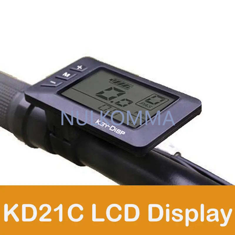 KD21C EBike LCD Display EScooter Conversion Kit 48V Electric Bike Component Part Key Disp Instrument Bicycle Accessories