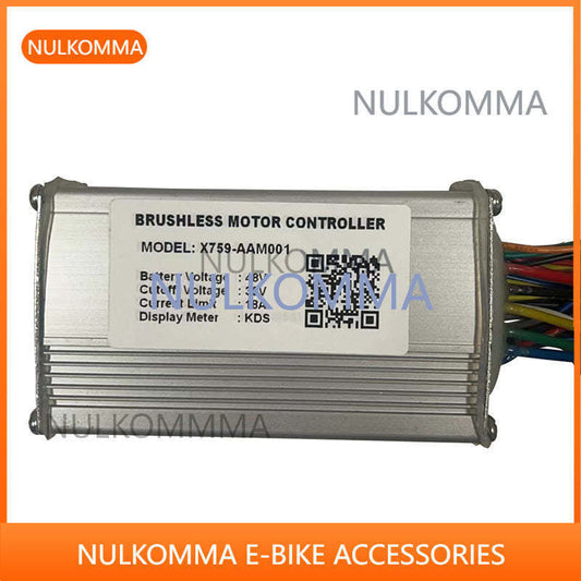 EBIKE Brushless Motor Controller Electric Bike 48V 18A X759-AAM001 Bicycle Accessories Speed Controller for Instrument KDS