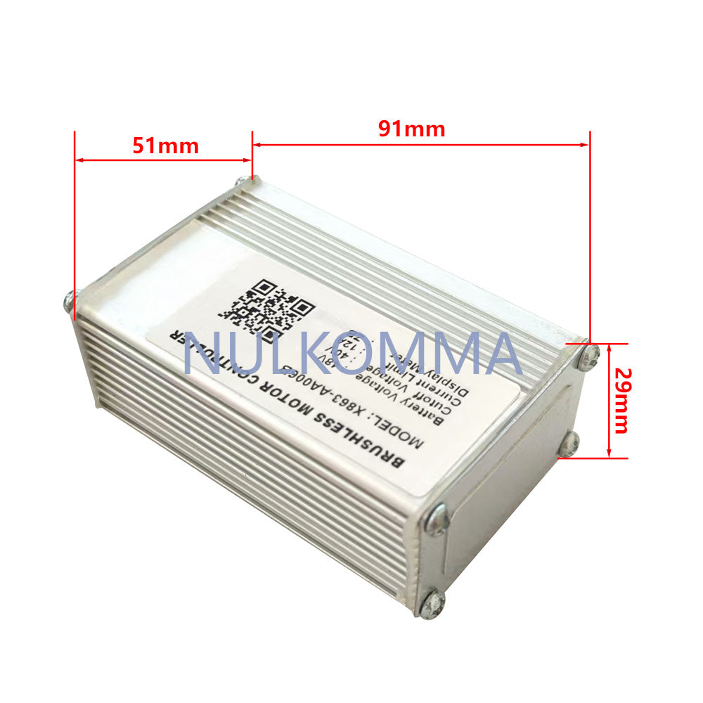 NULKOMMA eBike Controller 48V X863-AA006B 12A Electric Bicycle Brushless Motor Speed Controller for ZB Protocol Display Bike Accessories
