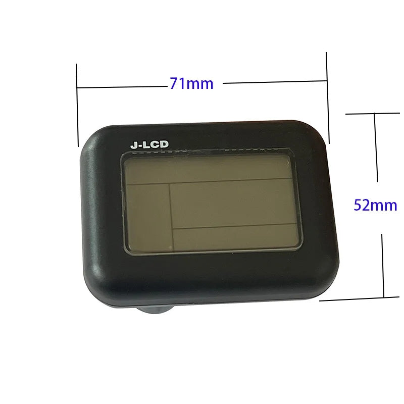 Nulkomma Ebike J-LCD Display 36V for MTB Bicycle Accessories Electric Bike Speed Screen King Meter Ebike display 5-Hole Female connector