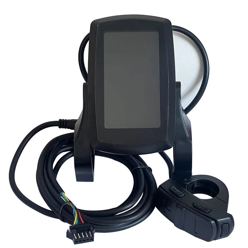 Nulkomma Yolin YL80C Electric Bike LCD Display 36V 48V EBike Meter SM Plug Electric Scooter Accessories MTB Speed Controller Screen