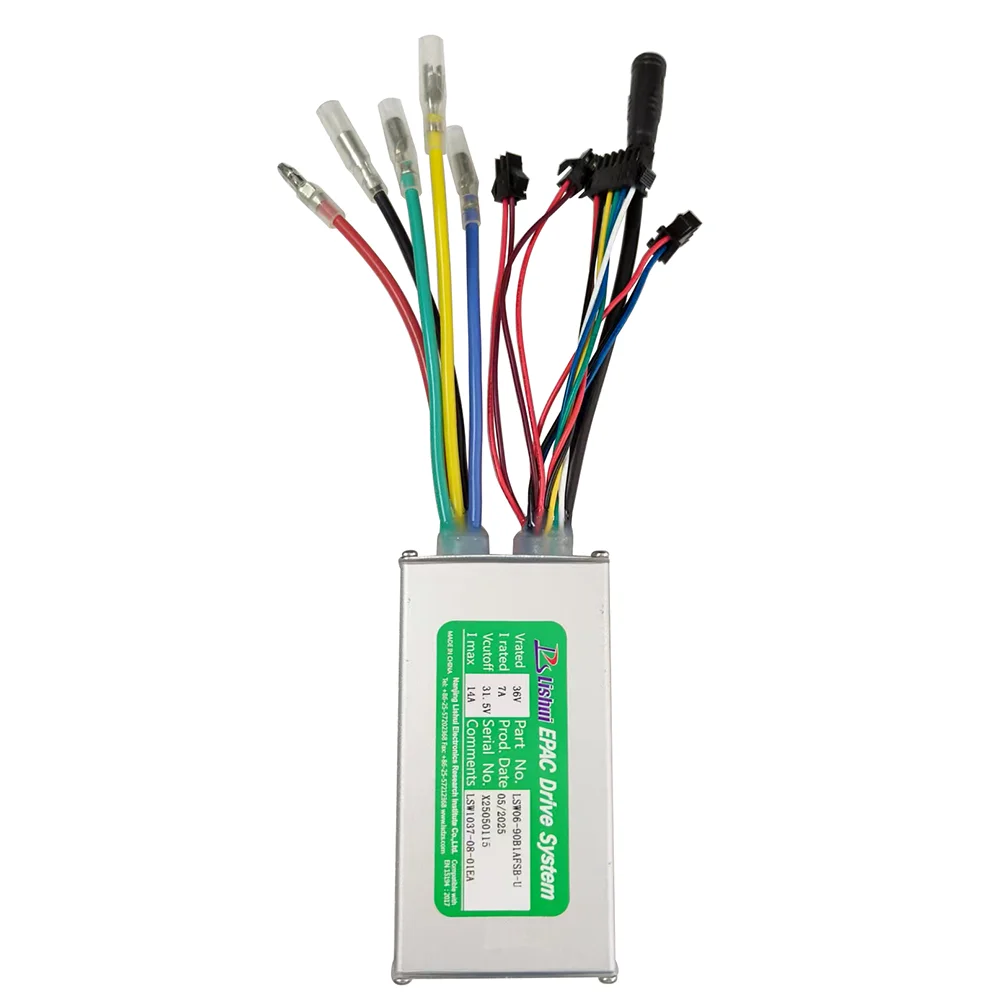 Nulkomma LSW06-90B1AFSB-U 36V 14A Brushless Motor Controller Speed Parts for Electric Scooters MTB Ebike Accessories Speed Controller