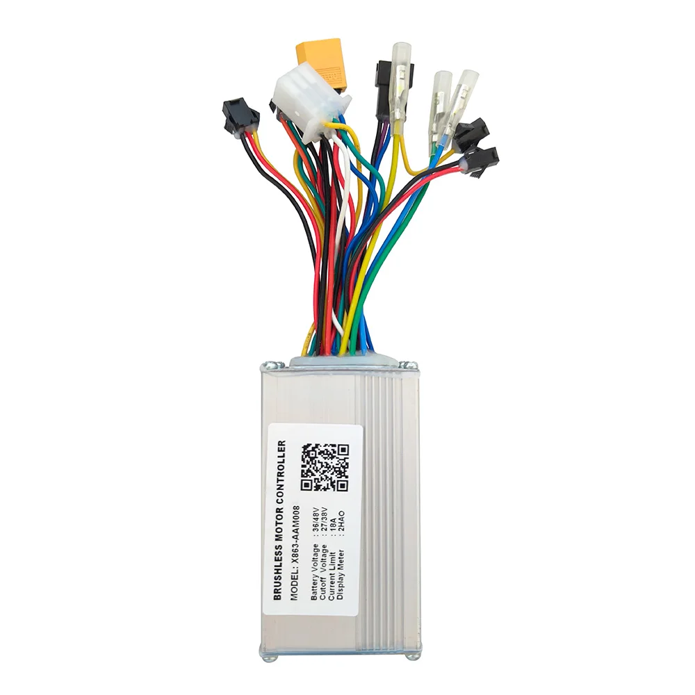 Nulkomma Ebike Brushless Motor Controller X863-AAM008 36/48V 18A for 2HAO Display Electric Scooters MTB Accessories Speed Controller