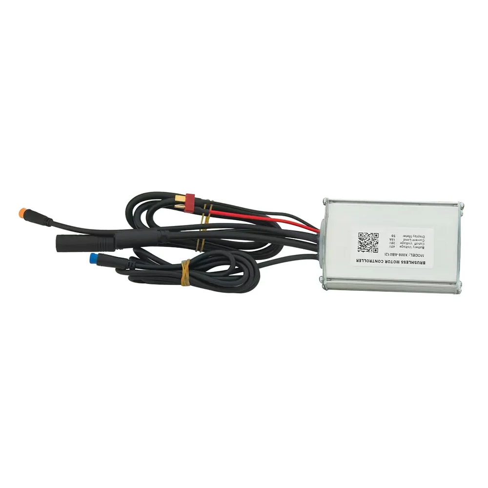 Nulkomma Ebike Brushless Motor Controller X008-AB012I 48V 18A for 5S Protocol Display Electric Scooters MTB Fat Bikes Accessories