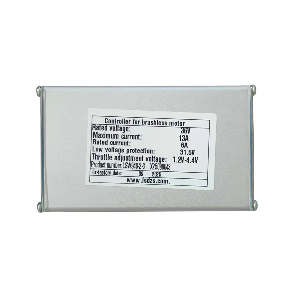 Nulkomma LSW940-2-3 EBIKE Brushless Motor Controller Electric Bike Accessories 36V 13A Mountain Bike Speed Controller