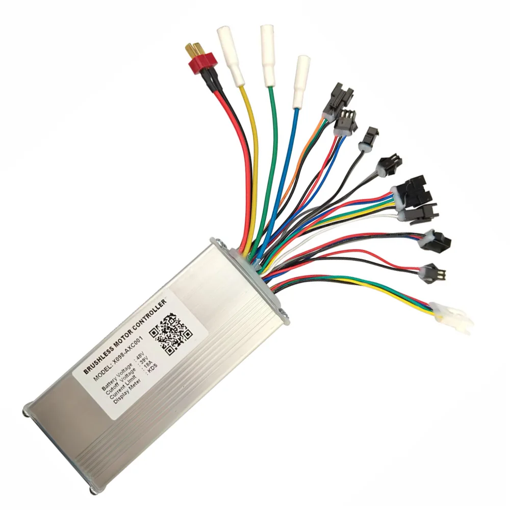 Nulkomma Brushless Motor Controller X098-AXC001 48V 18A Electric Bike Conversion Kit Mountain Bike Accessories For KDS Meter