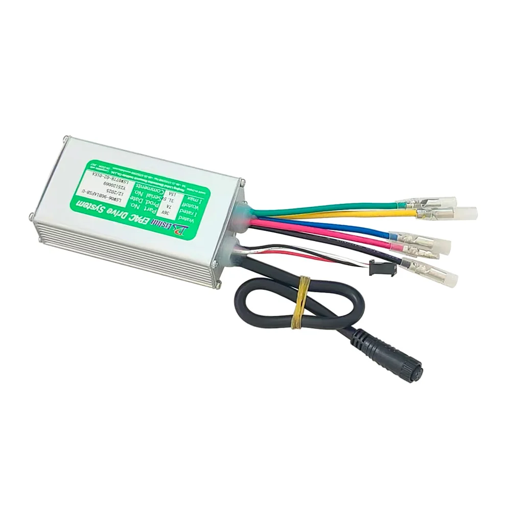 Nulkomma LSW06-90B1AFSB-U 36V 15A Brushless Motor Controller Speed Parts for Electric Scooters MTB Ebike Accessories Speed Controller