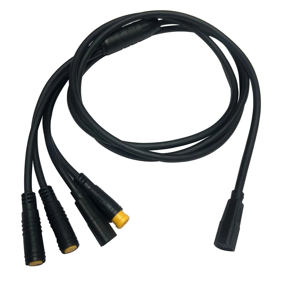 Nulkomma 1T4 BAFANG Waterproof Wiring Harness for Electric Bicycles Motor Unit Center Motor Gear Sensor Display Extension Cord