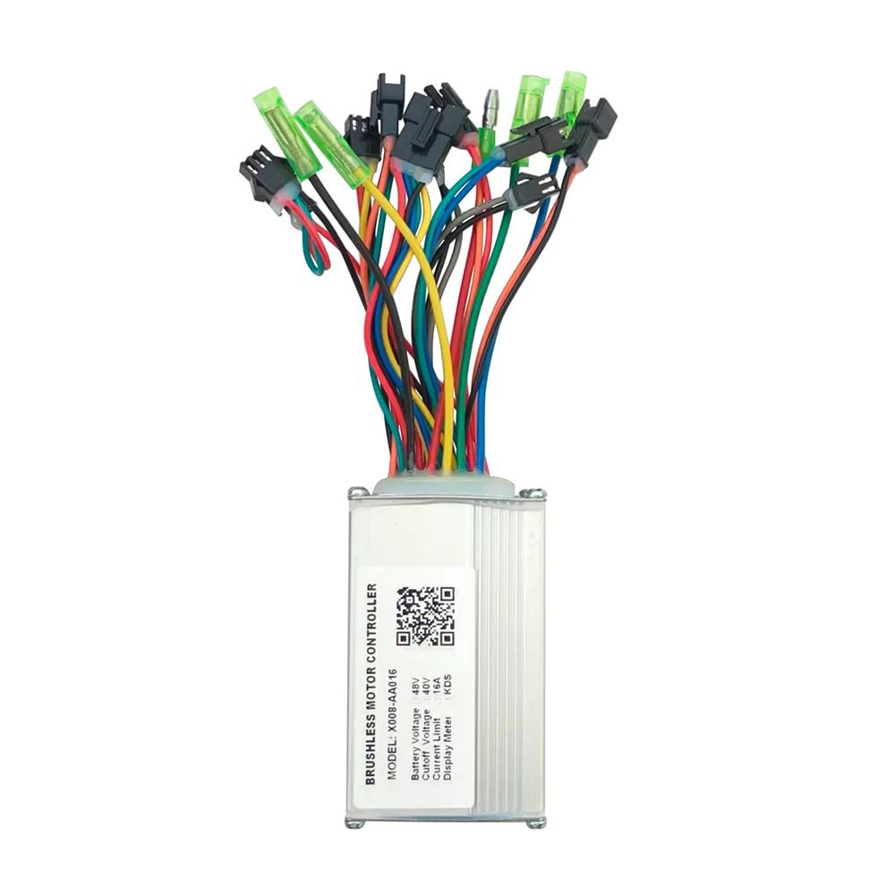 Nulkomma X008-AA016 48V E-bike Brushless Motor Controller 16A for KDS Protocol Display Electric Scooters MTB Fat Bikes Accessories