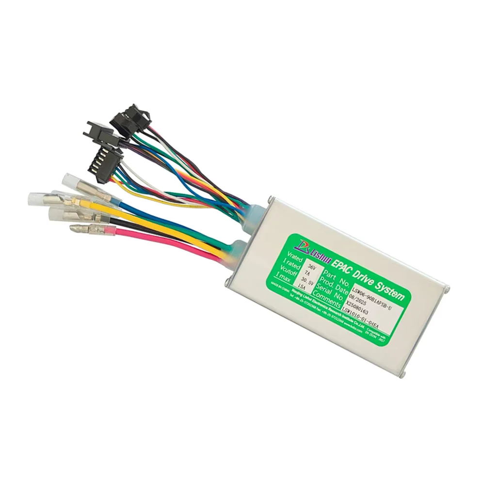 Nulkomma Ebike Brushless Motor Controller LSW06-90B1AFSB-U 36V 15A for Electric Scooters Fat Bike MTB Ebike Speed Controller