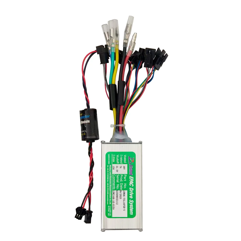 Nulkomma  Electric Bicycle Brushless Motor Controller LSW06-75L1AFSB-U 36V 15A for Electric Scooters Fat Bike MTB Ebike Speed Controller