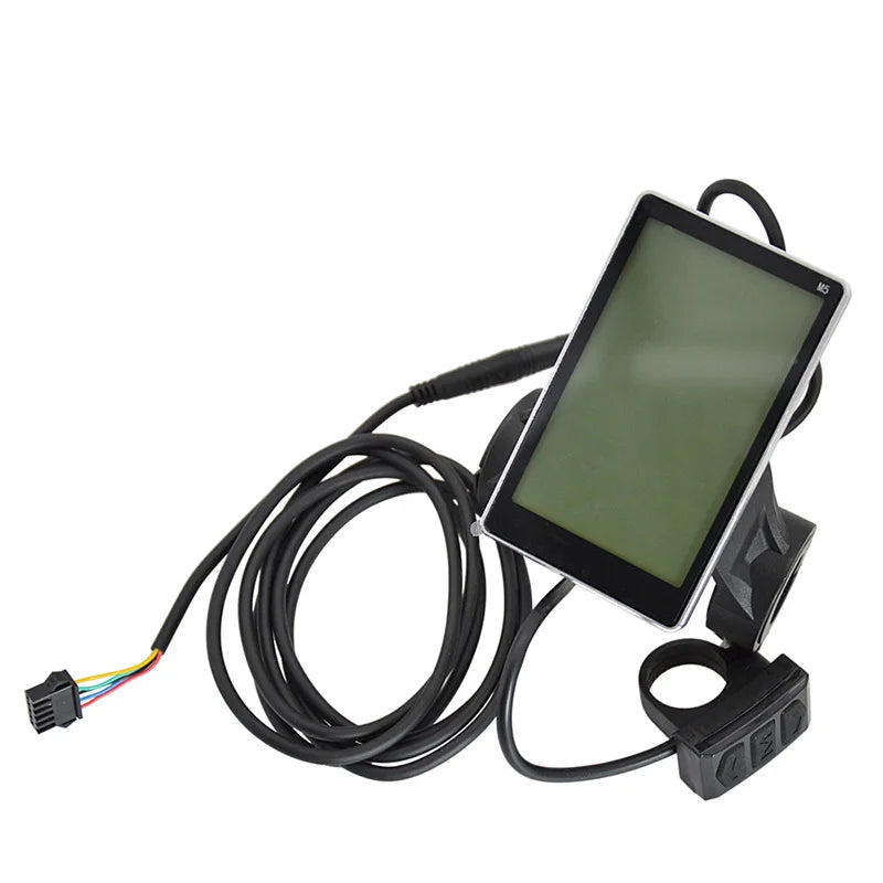 Nulkomma M5 5Pin EBike LCD Display Electric Bike Accessories 24V 36V 48V Speed Control Panel Electric Mountain Bike Part E-Scooter
