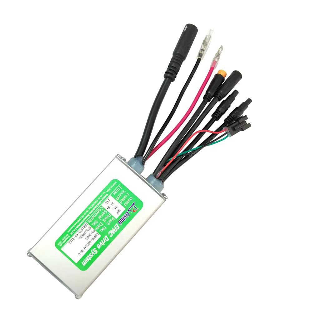 Nulkomma E-bike 36V Brushless Motor Controller LSW06-90B1AFSB-U 36V 14A for Electric Scooters Fat Bike MTB Accessories Speed Controller