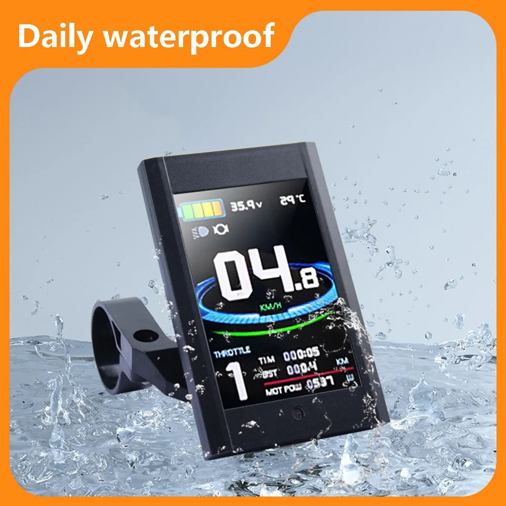 Ebike Dispaly Screen Meter KT-LCD-12 Speed Controller for Protocol 2HAO Controller Bicycle Accessories Computers